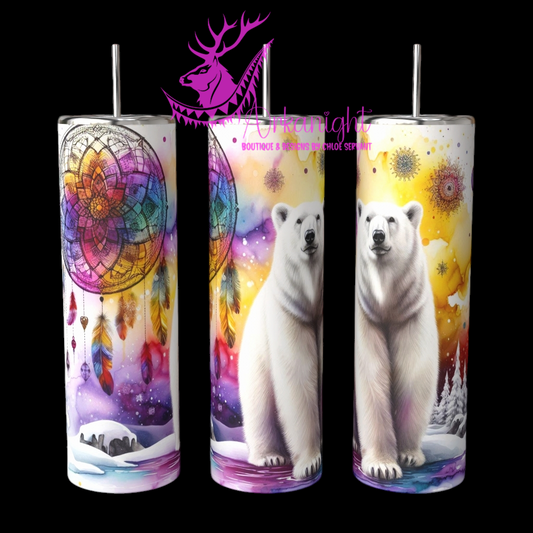 Gourde sur commande - Collection Hiver 2024 - Artic Polar Bear  - 03