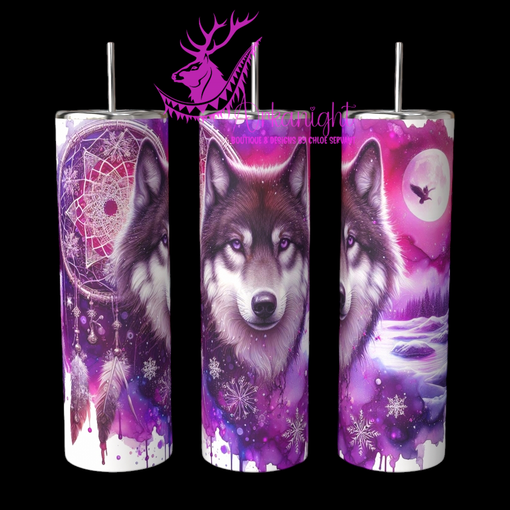 Gourde sur commande - Collection Hiver 2024 - Artic Wolf - 03