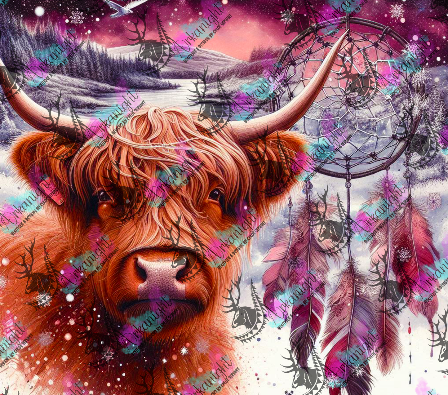 Numérique - Collection Hiver 2024 - Artic Highland Cow- 07