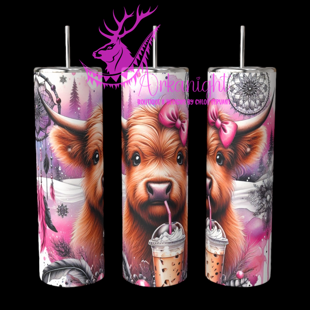 Numérique - Collection Hiver 2024 - Ice Coffee Highland cow - 09