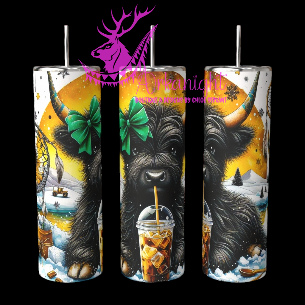 Numérique - Collection Hiver 2024 - Ice Coffee Highland cow - 05