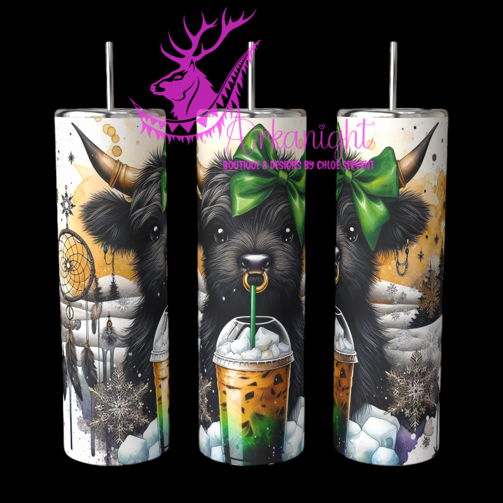 Numérique - Collection Hiver 2024 - Artic Ice Coffee Highland cow - 11