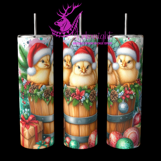 Gourde sur commande - Collection Hiver 2024 - Christmas Barrel - Chick