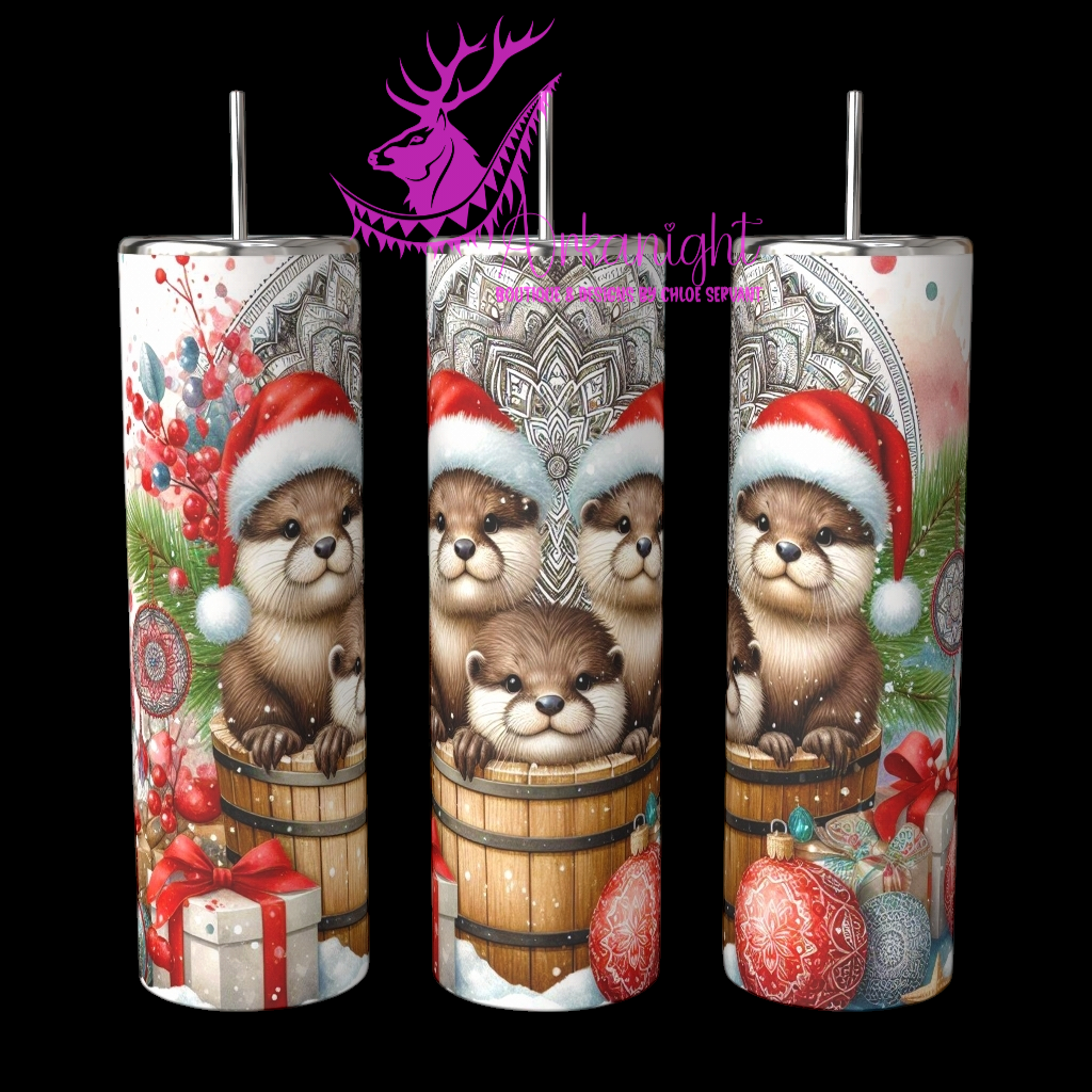 Numérique - Collection Hiver 2024 - Animals into the barrel -        Otters