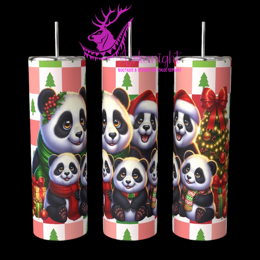 Numérique - Collection Hiver 2024 - Christmas Family - Panda