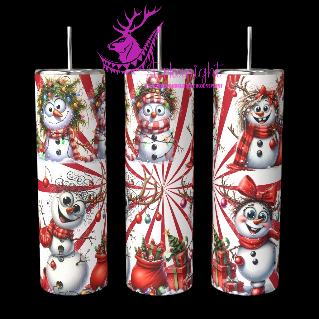 Gourde sur commande - Collection Hiver 2024 - Crazy Snowman