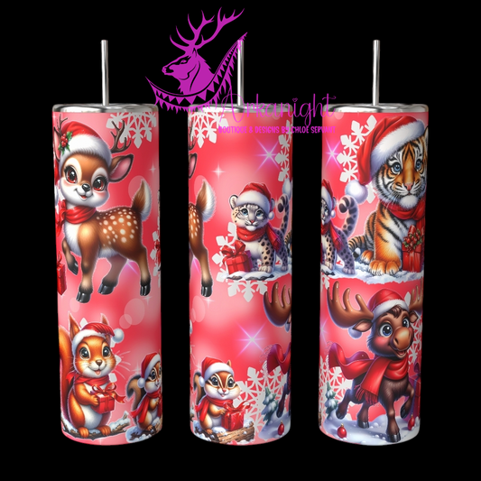 Gourde sur commande - Collection Hiver 2024 - Christmas Animal