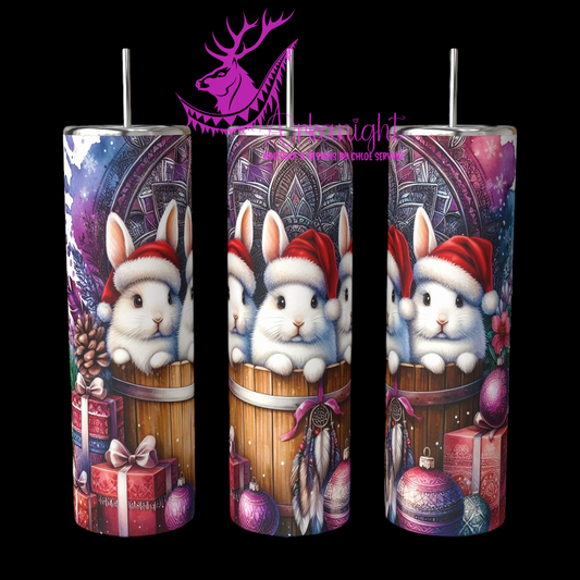 Numérique - Collection Hiver 2024 - Animals into the barrel -     White Bunny