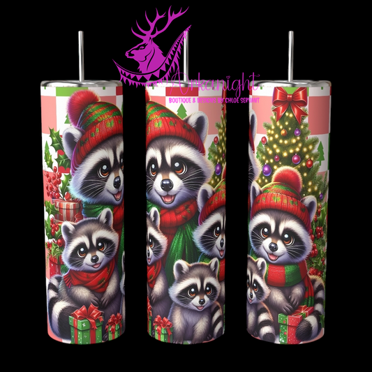 Numérique - Collection Hiver 2024 - Christmas Family - Racoon