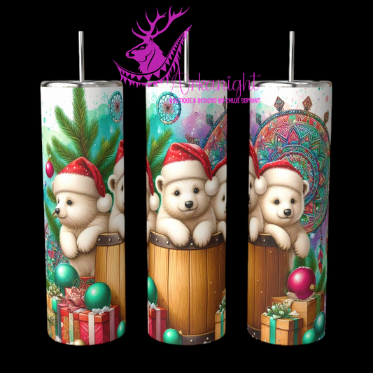 Numérique - Collection Hiver 2024 - Animals into the barrel -    Polar Bear