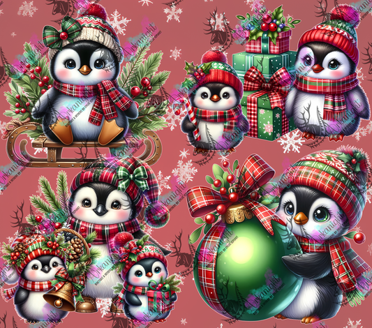 Impression - Collection Hiver 2024 - Red Christmas Pinguin