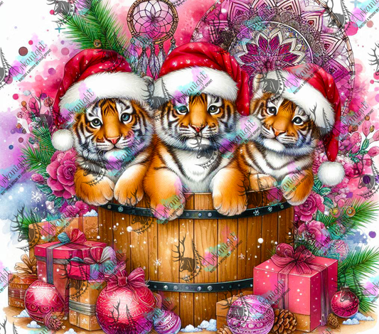 Impression - Collection Hiver 2024 - Christmas Barrel - Tiger