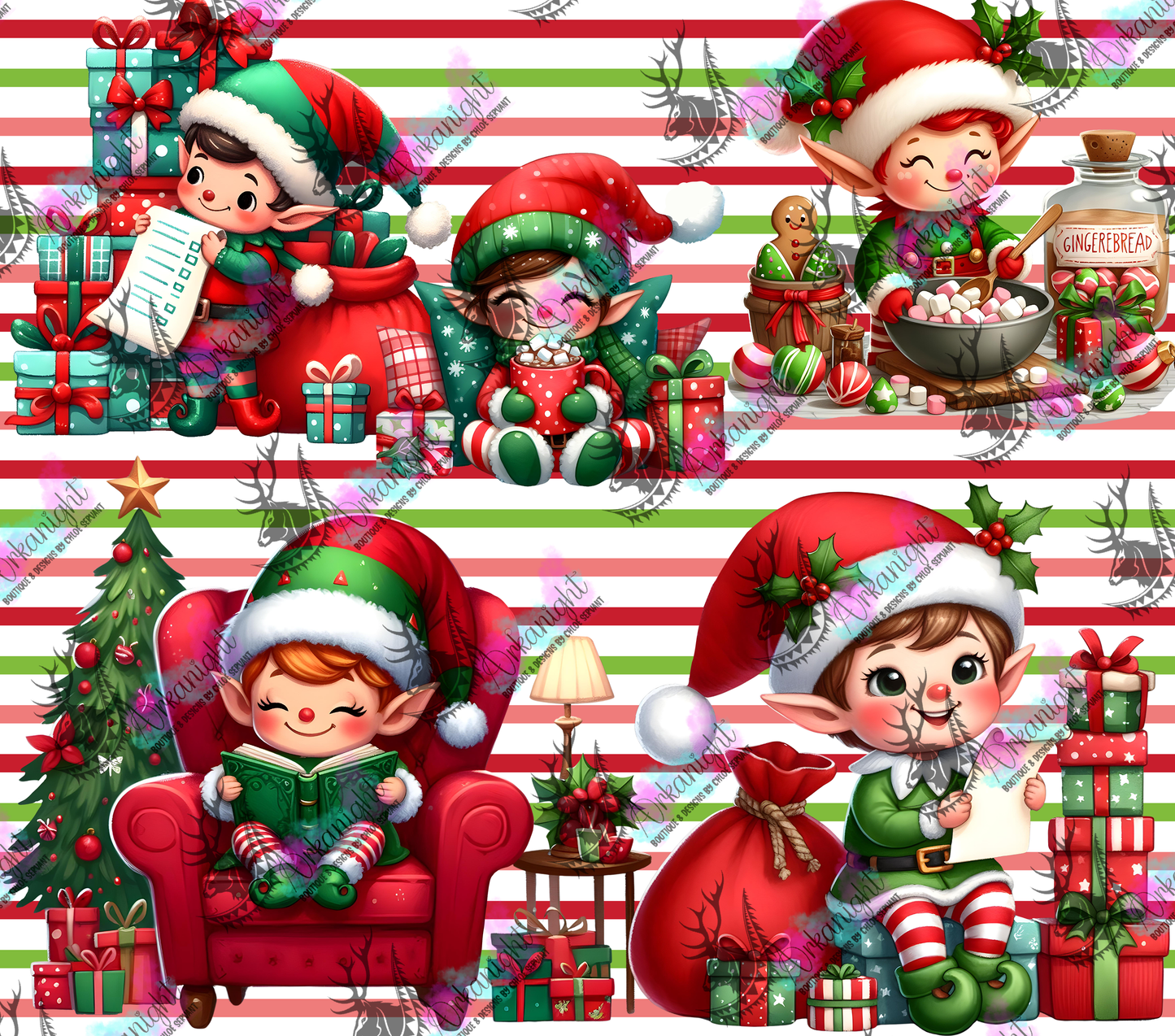 Numérique - Collection Hiver 2024 - Christmas Elves