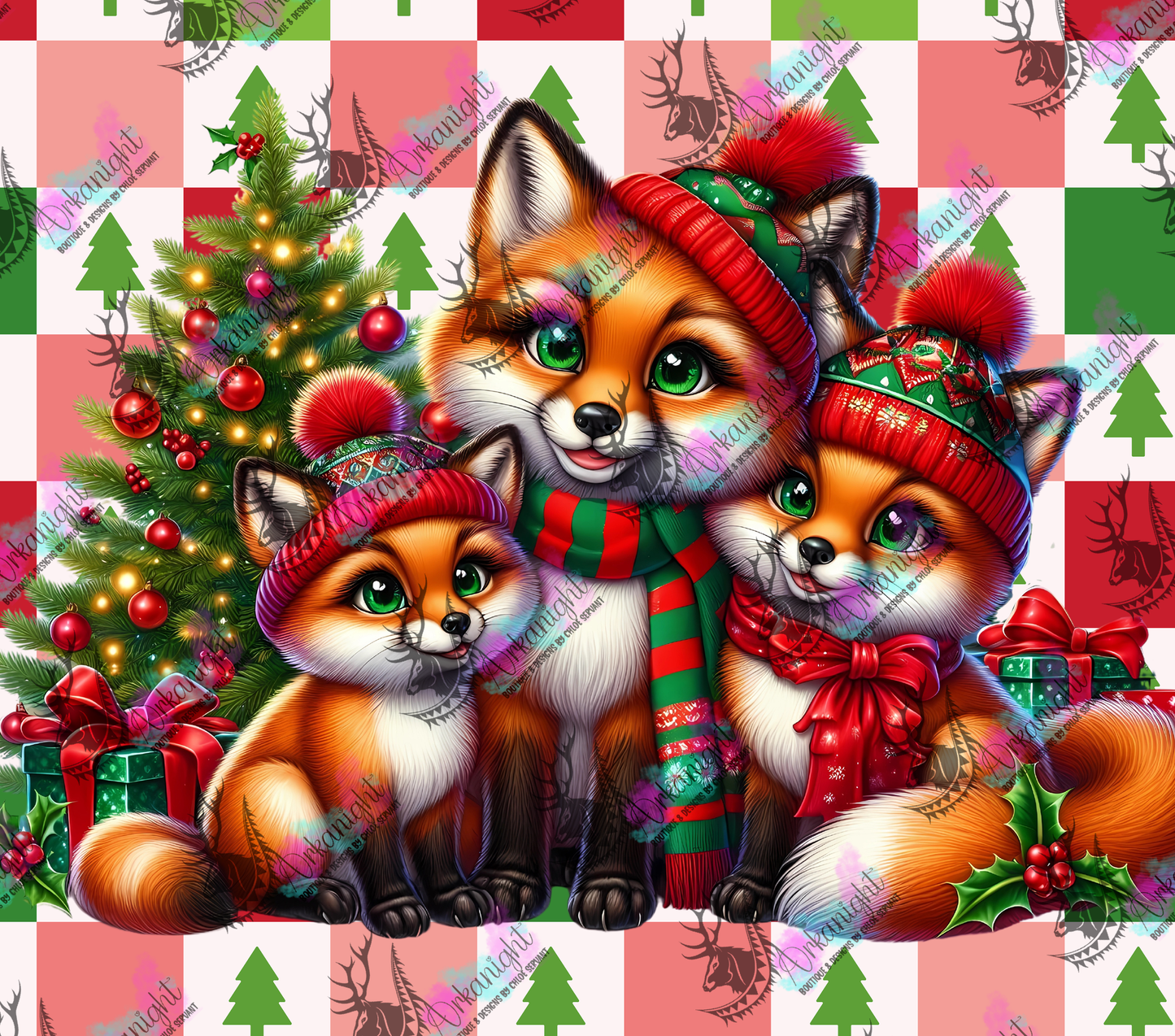 Numérique - Collection Hiver 2024 - Christmas Family - Fox