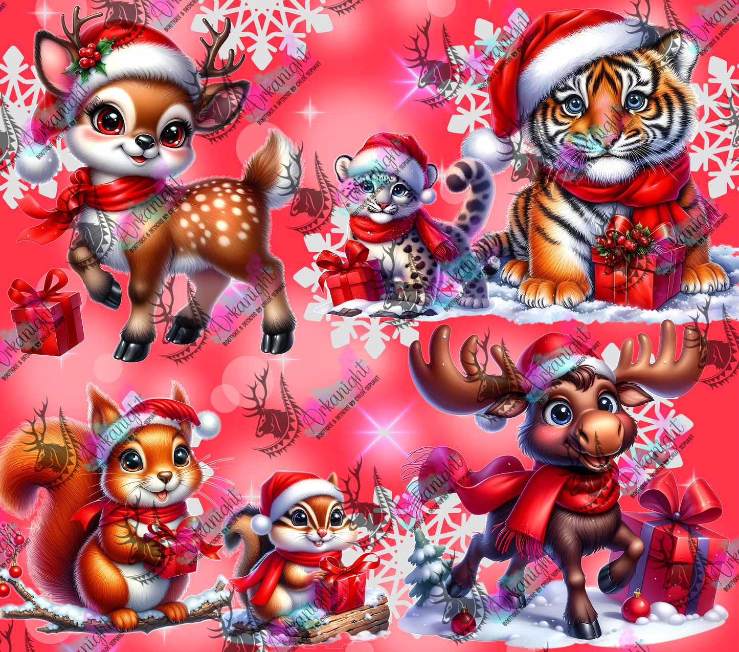 Numérique - Collection Hiver 2024 - Cute Christmas Animals