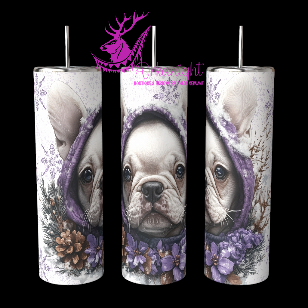 Gourde sur commande - Collection Hiver 2024 - Artic White Frenchie