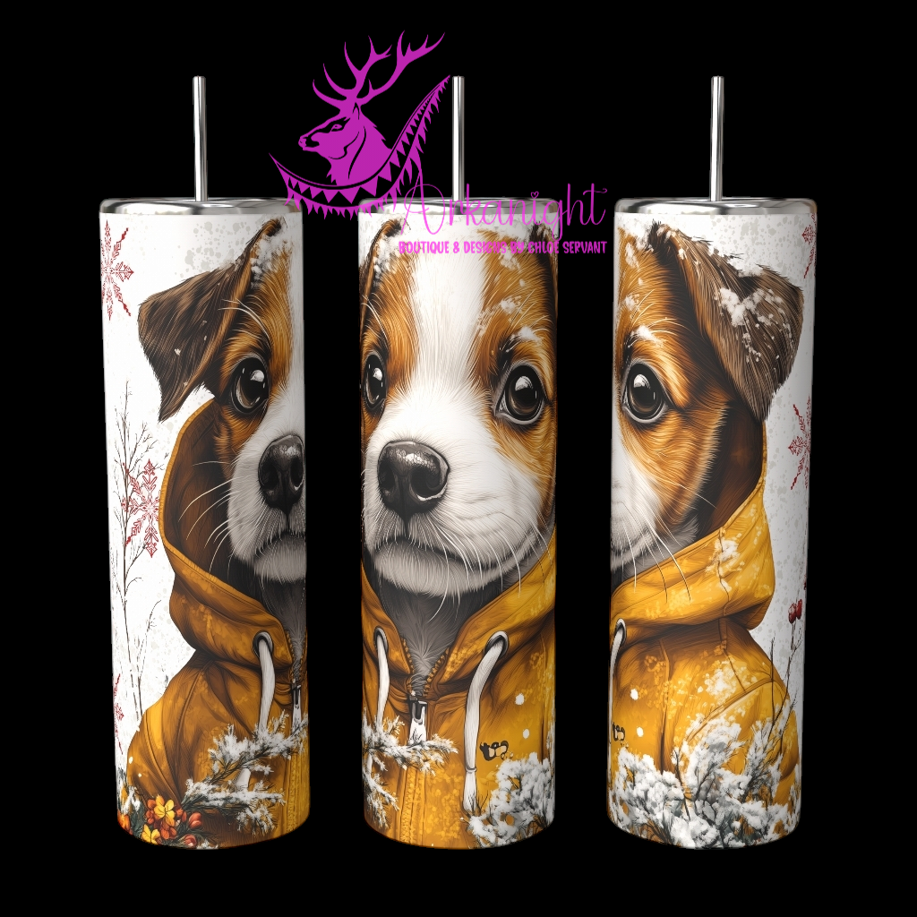 Gourde sur commande - Collection Hiver 2024 - Artic Jack Russel