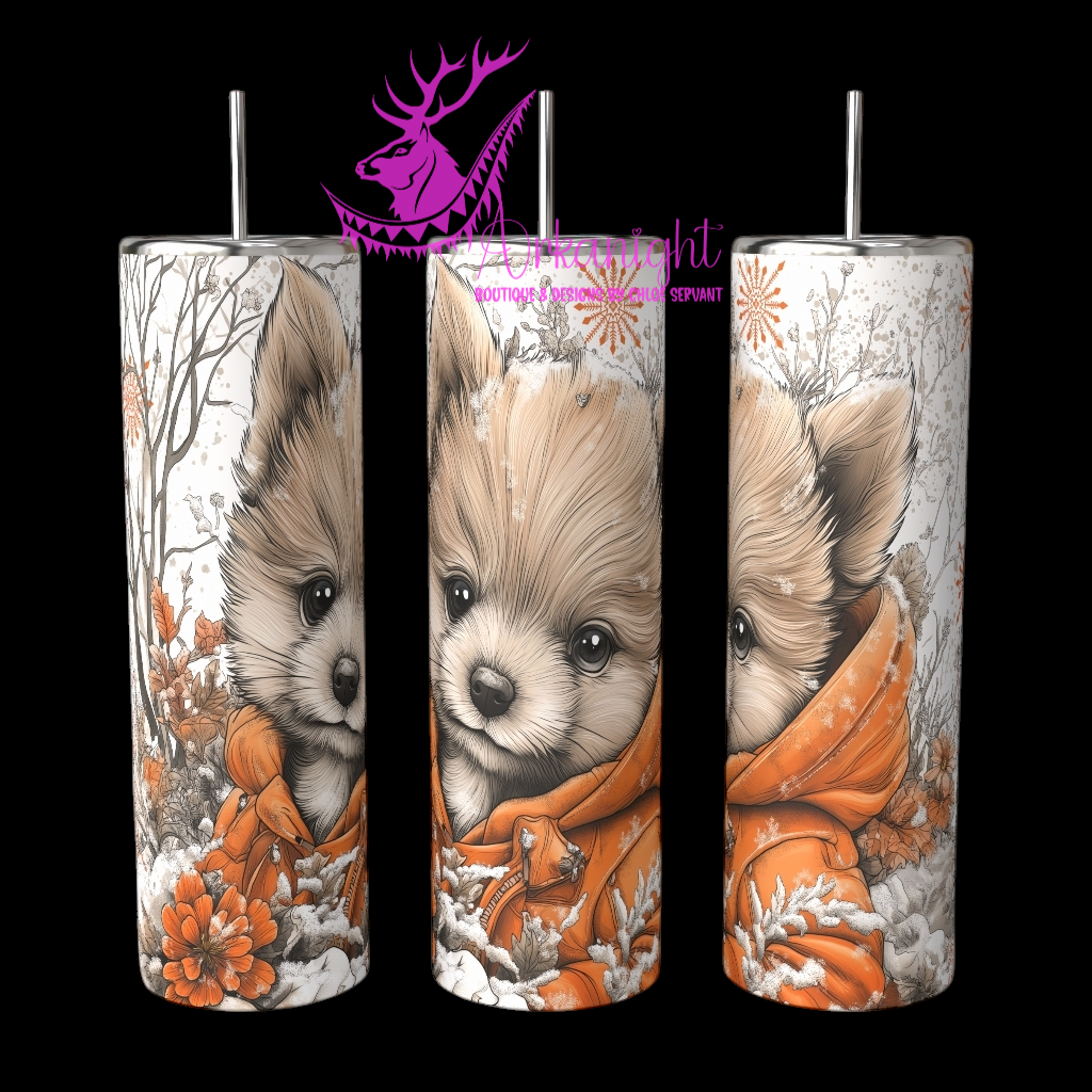 Gourde sur commande - Collection Hiver 2024 - Artic Pomeranian