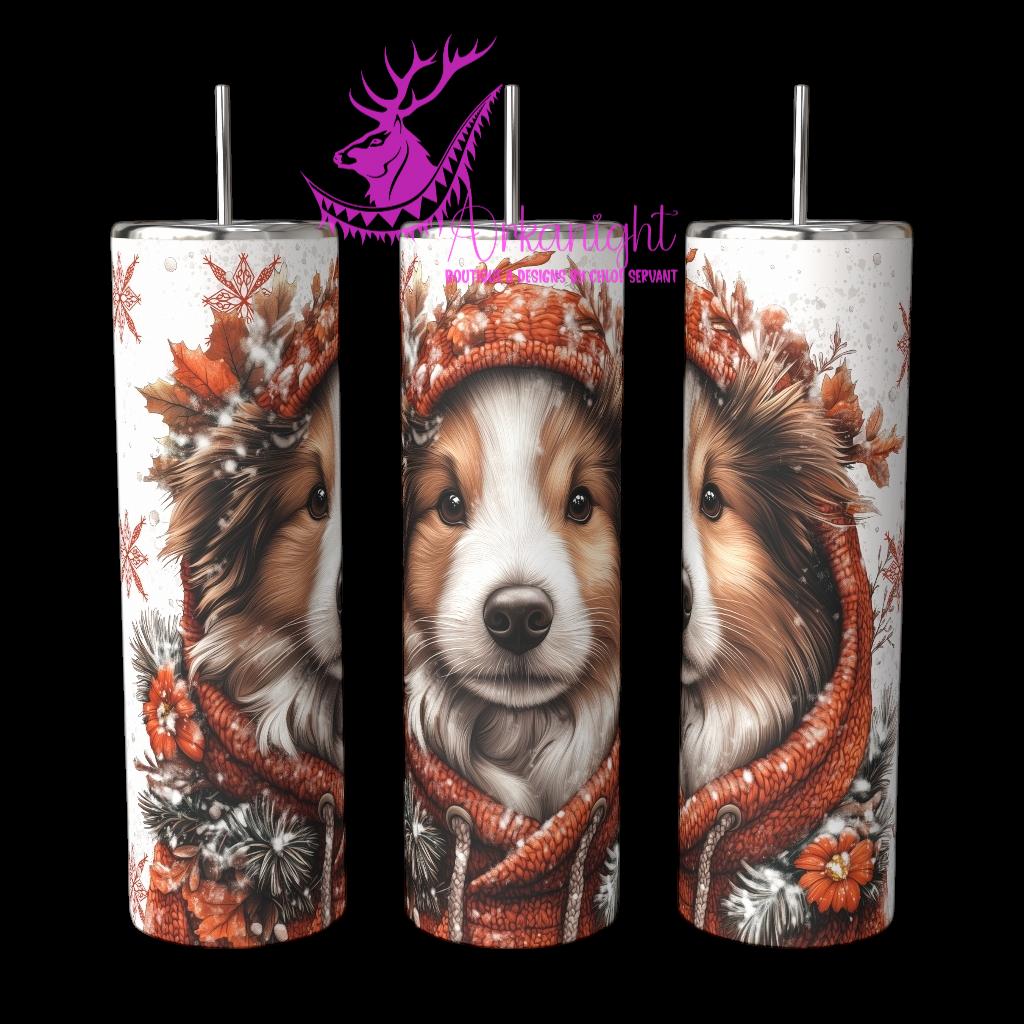 Gourde sur commande - Collection Hiver 2024 - Artic Collie