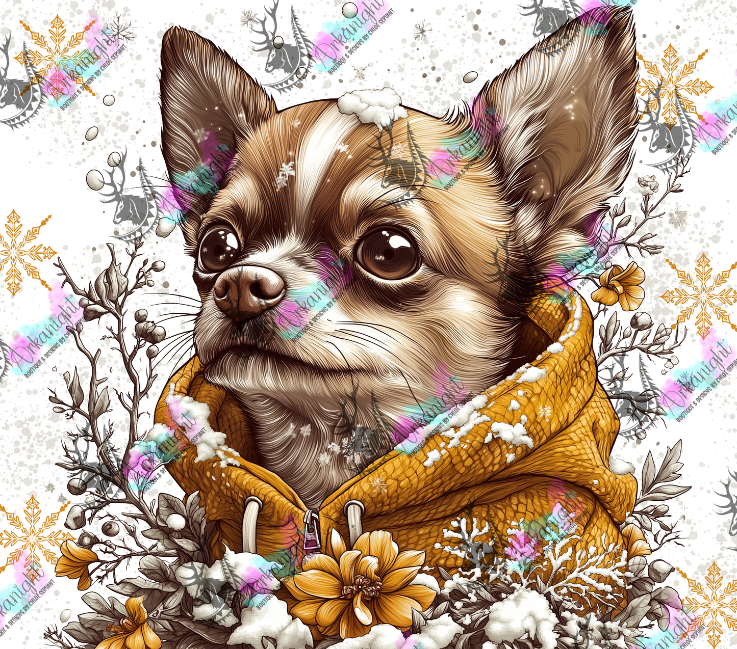 Impression - Collection Hiver 2024 - Artic Brown & Cream Chihuahua