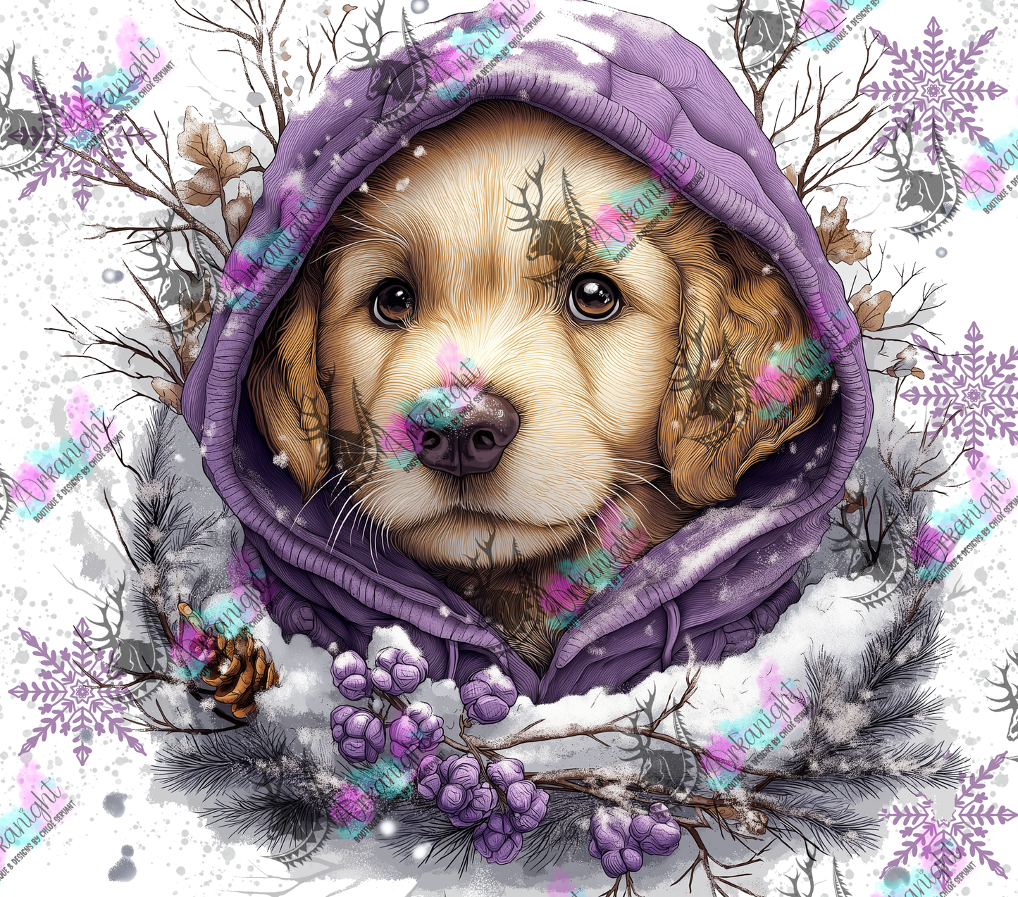 Numérique - Collection Hiver 2024 - Artic Golden Retriever