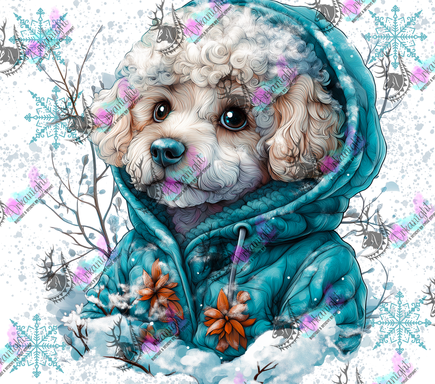 Numérique - Collection Hiver 2024 - Artic White Poodle