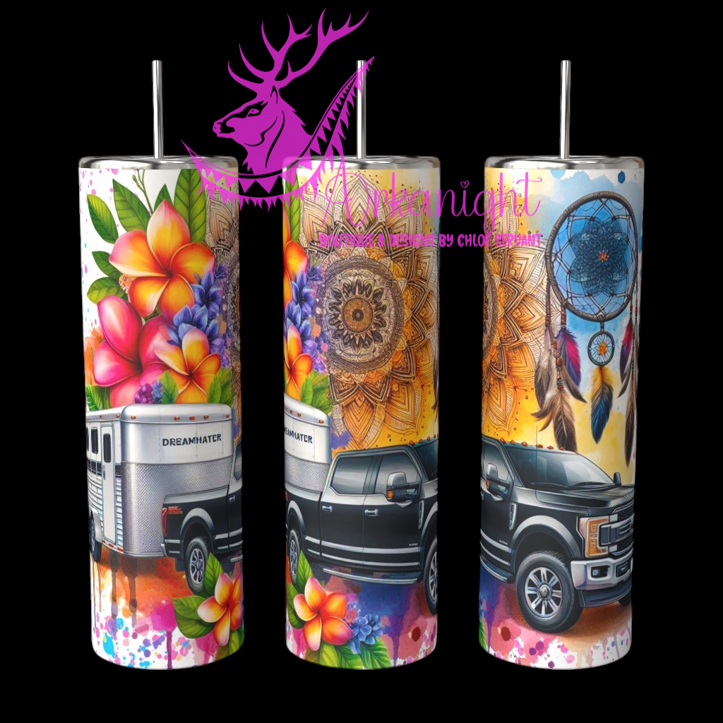 Gourde sur commande - Collection Voyage 2024 - Truck and Horse Trailer - 02