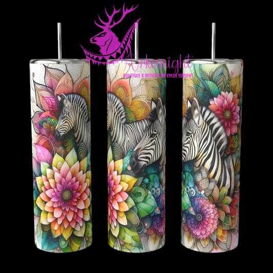 Gourde sur commande - Collection Safari 2024 - Zebra - 02