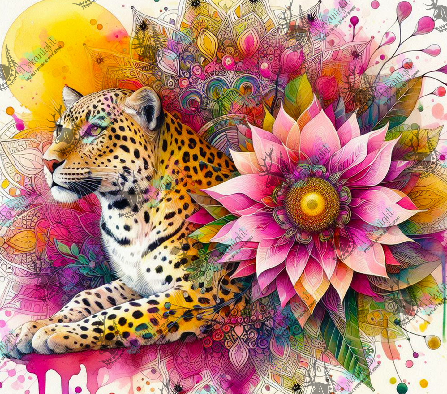 Numérique - Collection Safari Mandalas - Cheetah - 02