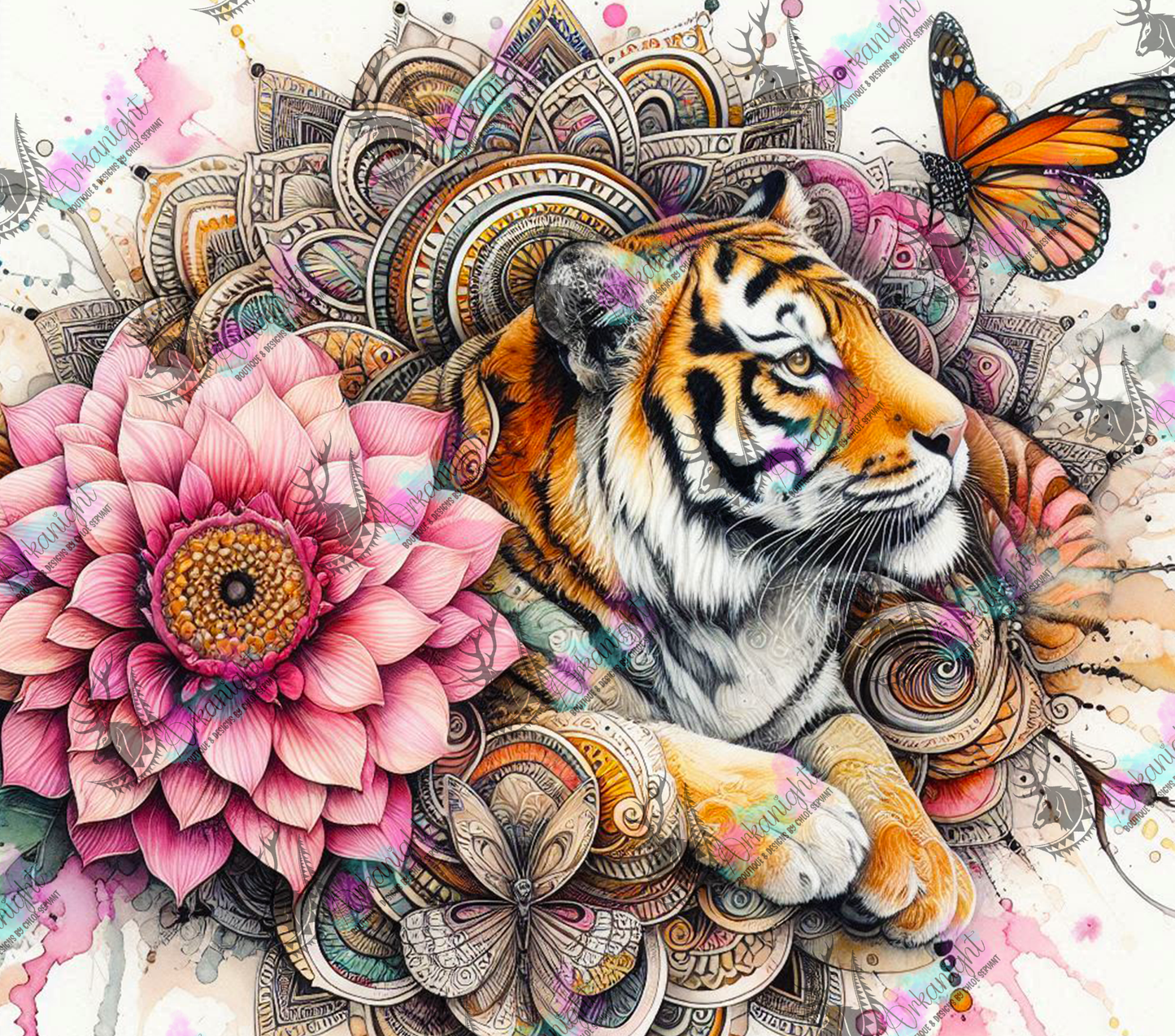 Numérique - Collection Safari Mandalas - Tiger - 04