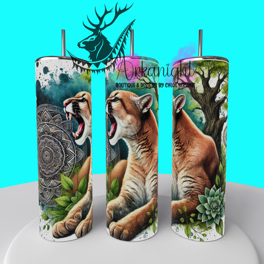 Gourde sur commande - Mandalas Cougar