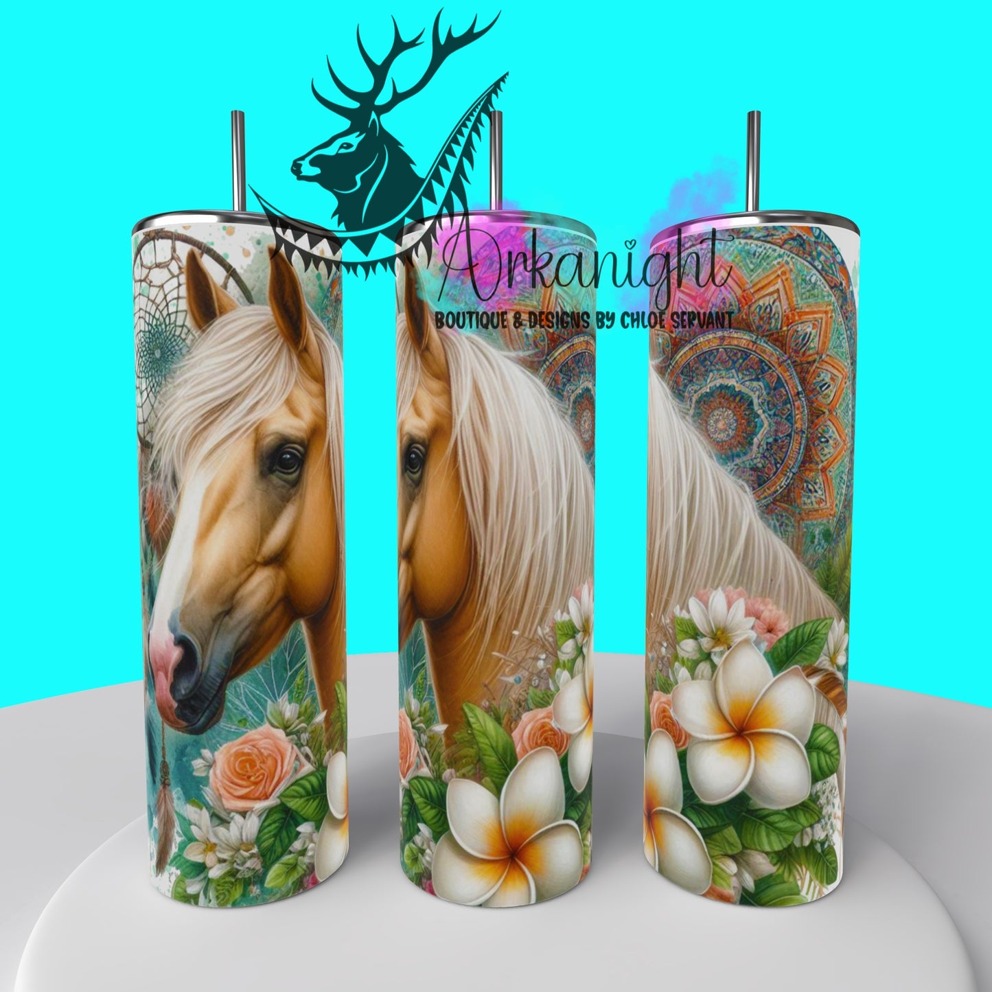 Numérique - Mandalas Palomino Horse 2025