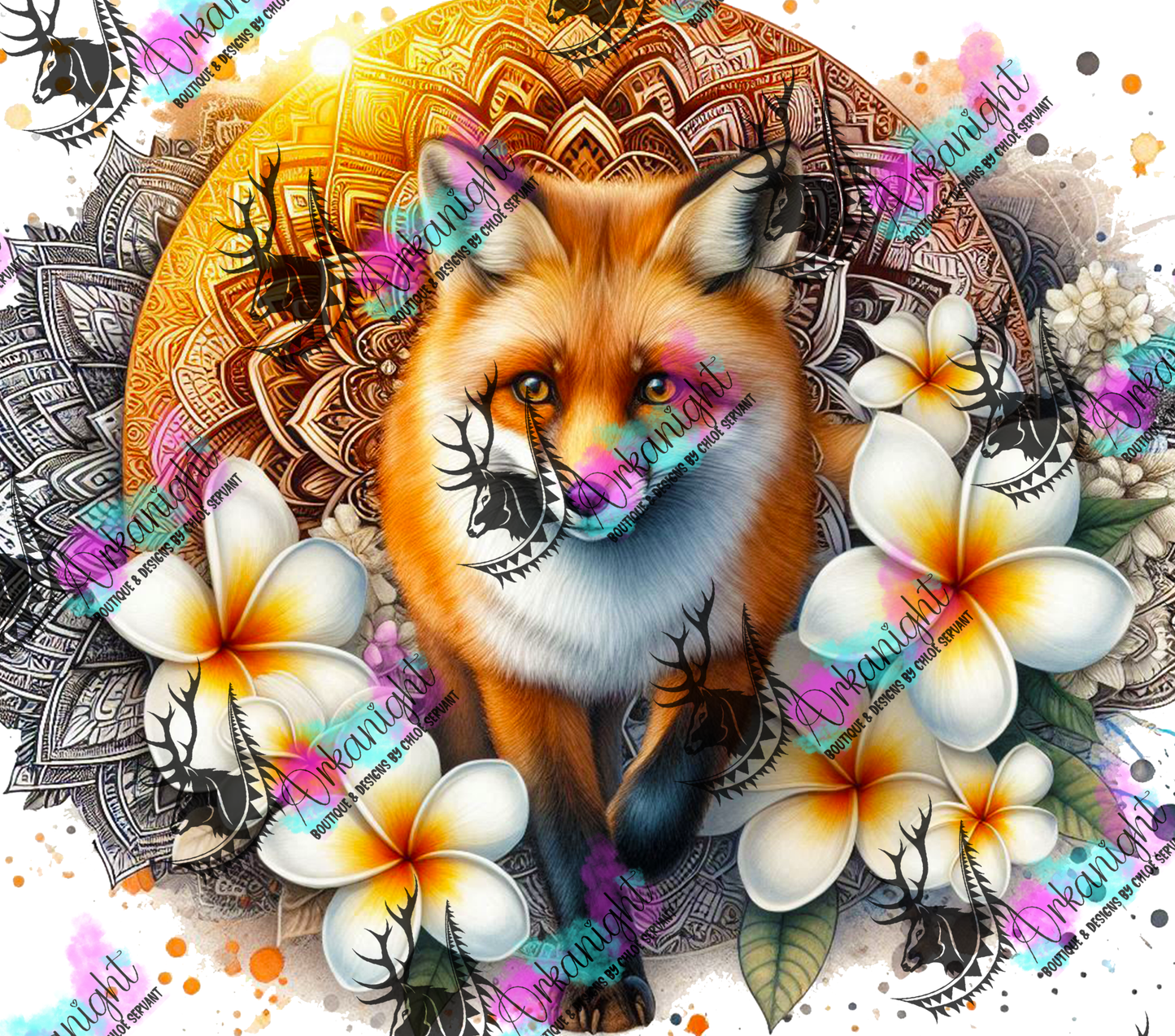 Numérique - Mandalas Fox - 03 - 2025