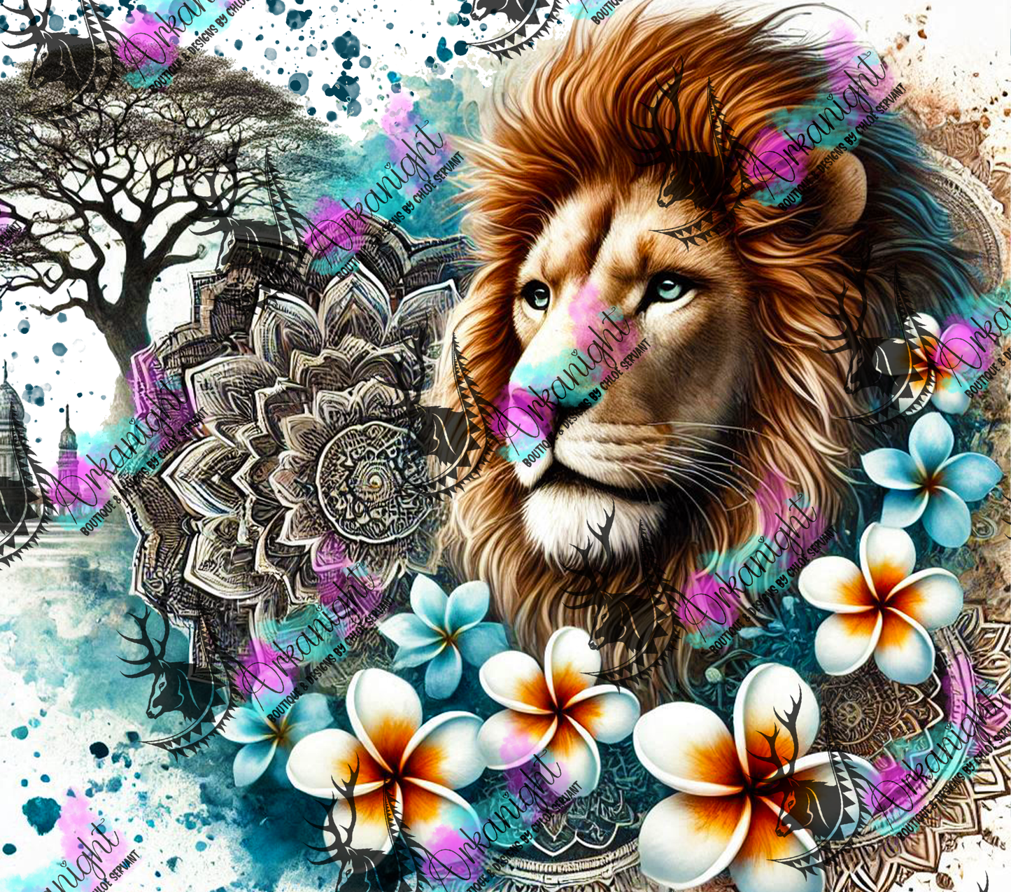 Numérique - Mandalas Lion 2025