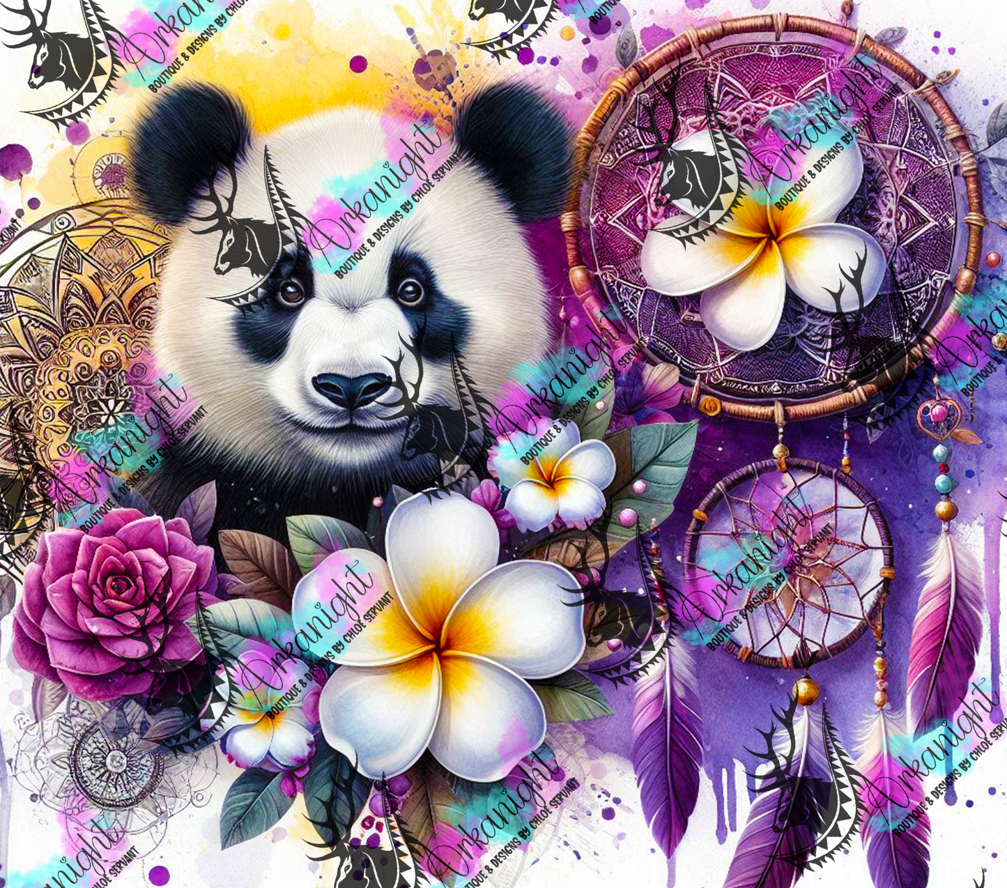 Numérique - Mandalas Panda 2025