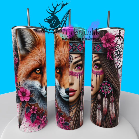 Numérique - Collection Animal Totem - Fox & Brown Hair