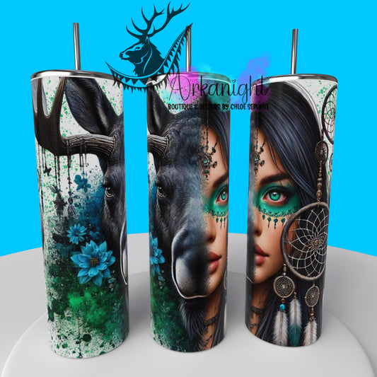 Numérique - Collection Animal Totem - Moose & Black Hair