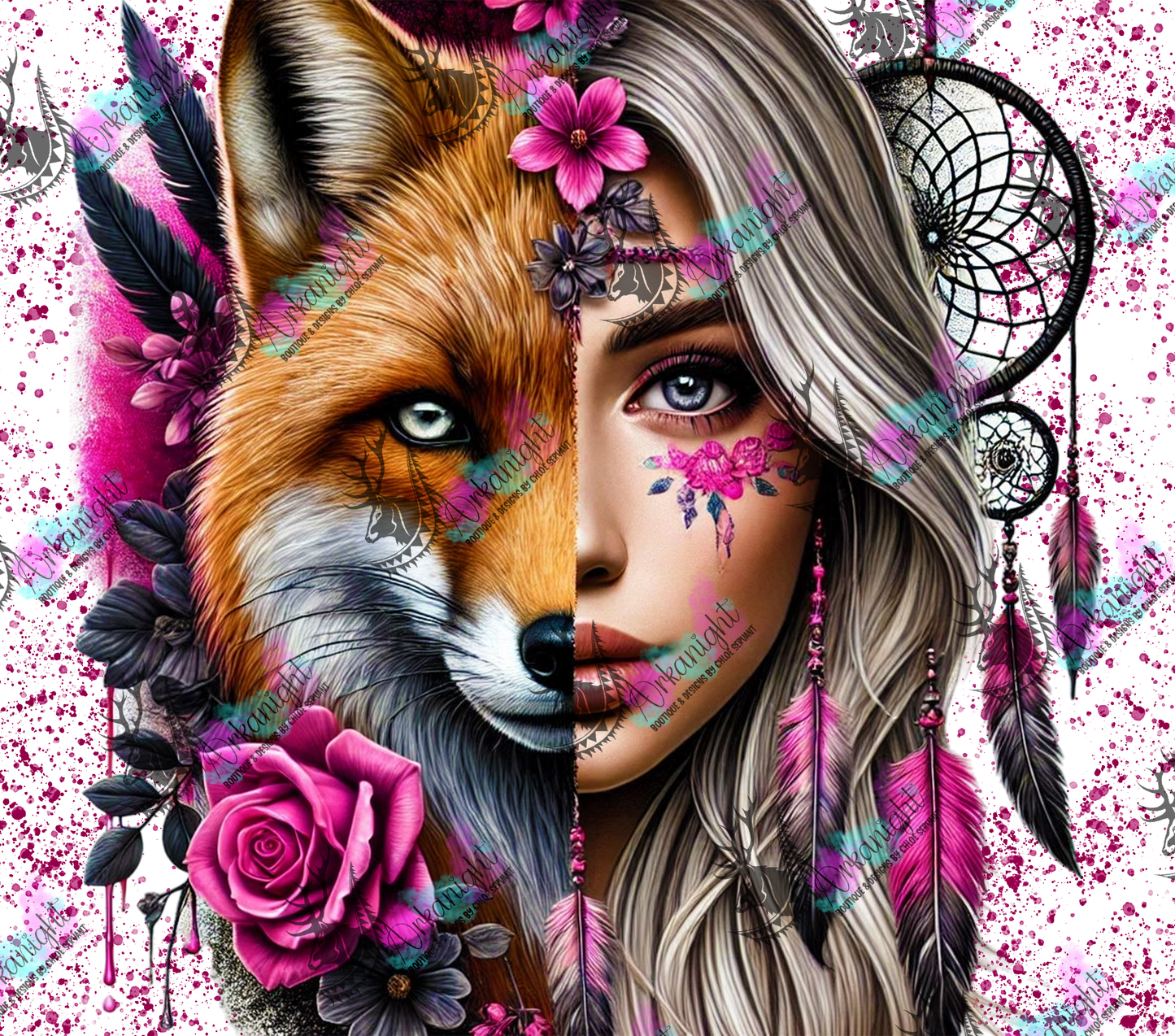 Numérique - Collection Animal Totem - Fox & Blond Hair