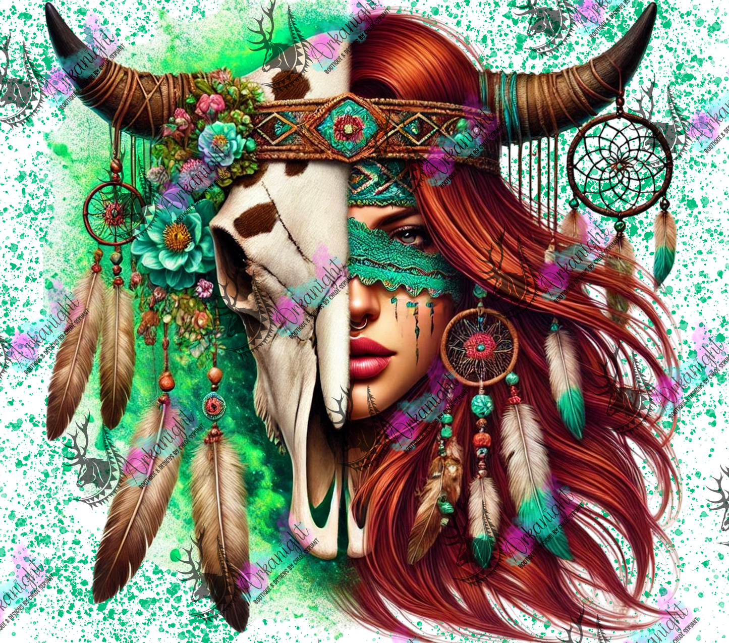 Numérique - Collection Animal Totem - Bramabull & Red Hair