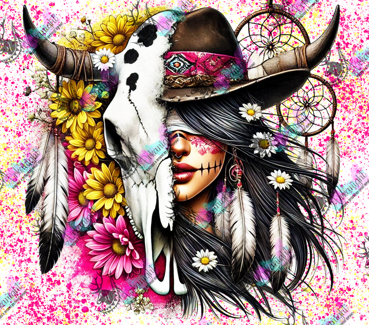 Numérique - Collection Animal Totem - Bramabull & Black hair