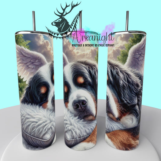 Gourde sur commande - Collection Mémoire Chien - Bernese Mountain