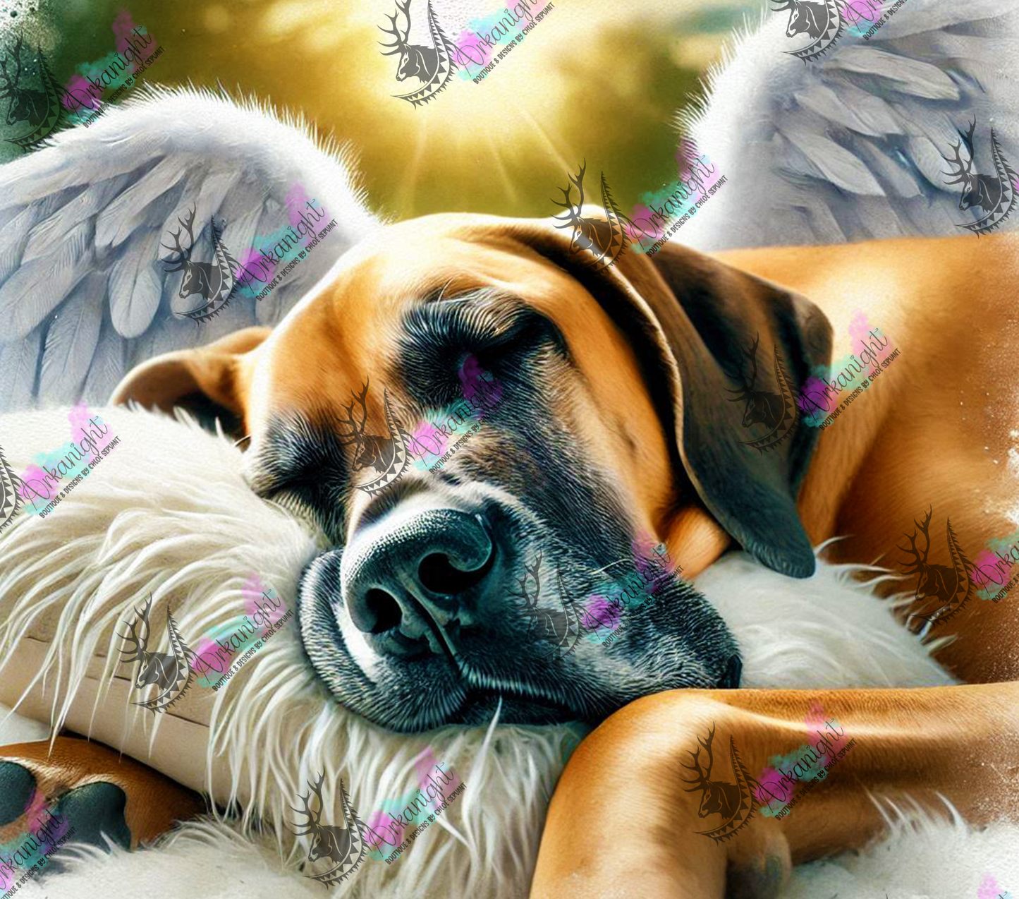 Numérique - Collection Mémoire Chien - Great Dane - Fauve