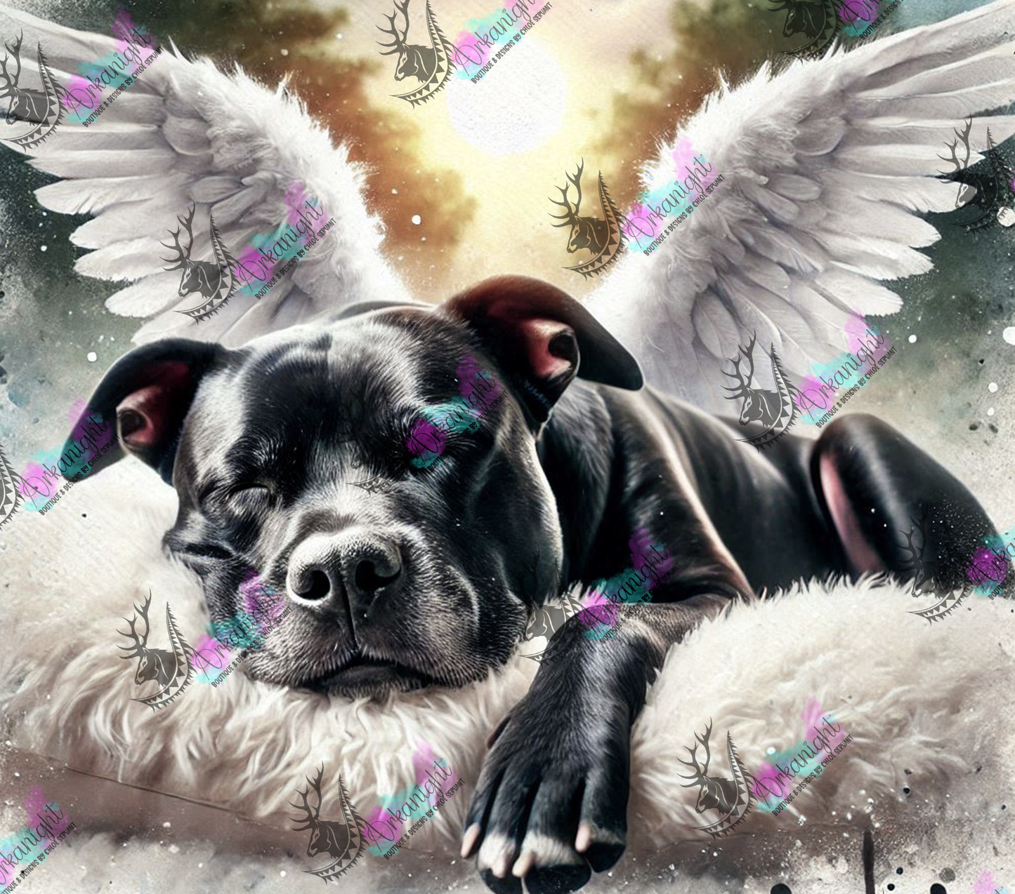 Numérique - Collection Mémoire Chien - Pitbull - Black