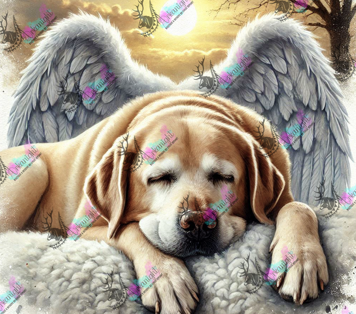 Numérique - Collection Mémoire Chien - Labrador - Jaune