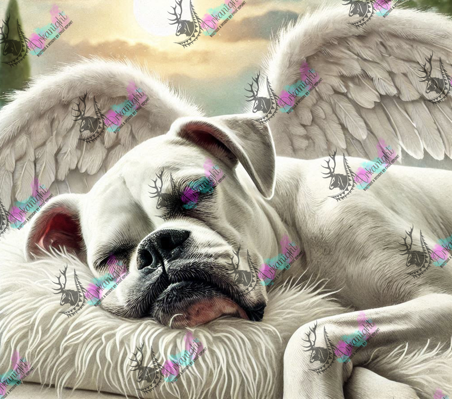 Numérique - Collection Mémoire Chien - Boxer - White