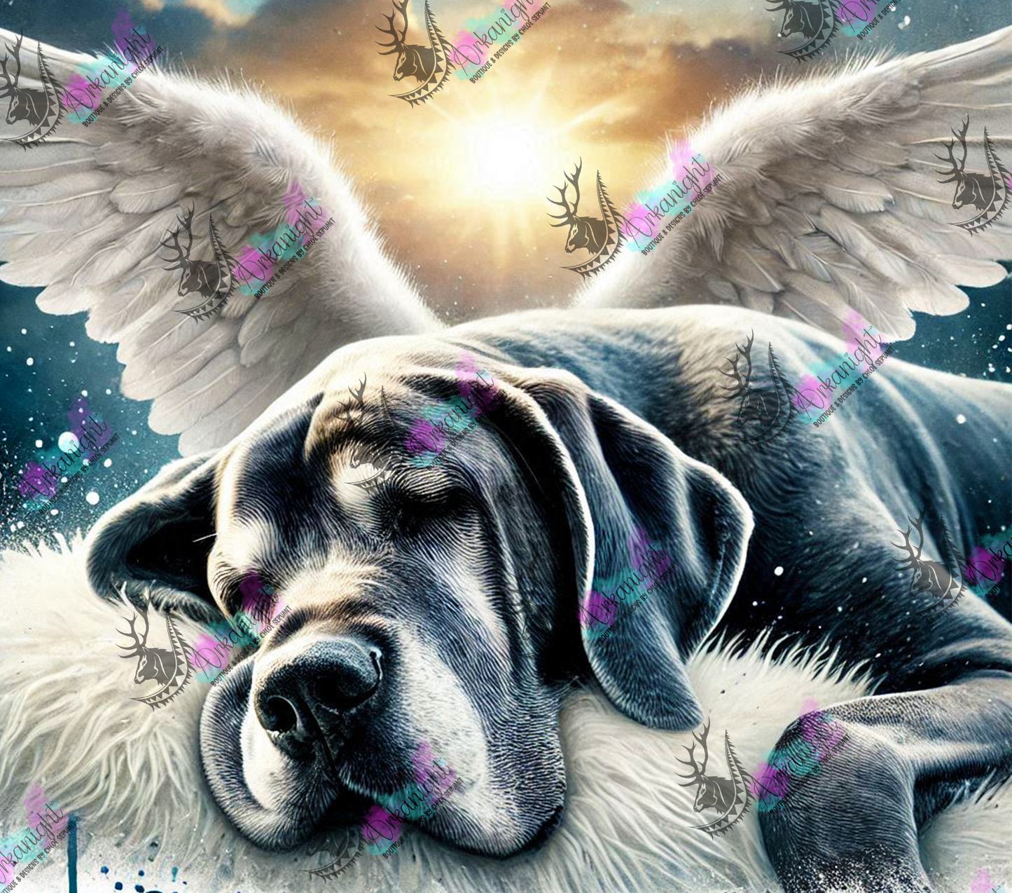 Numérique - Collection Mémoire Chien - Great Dane - Blue