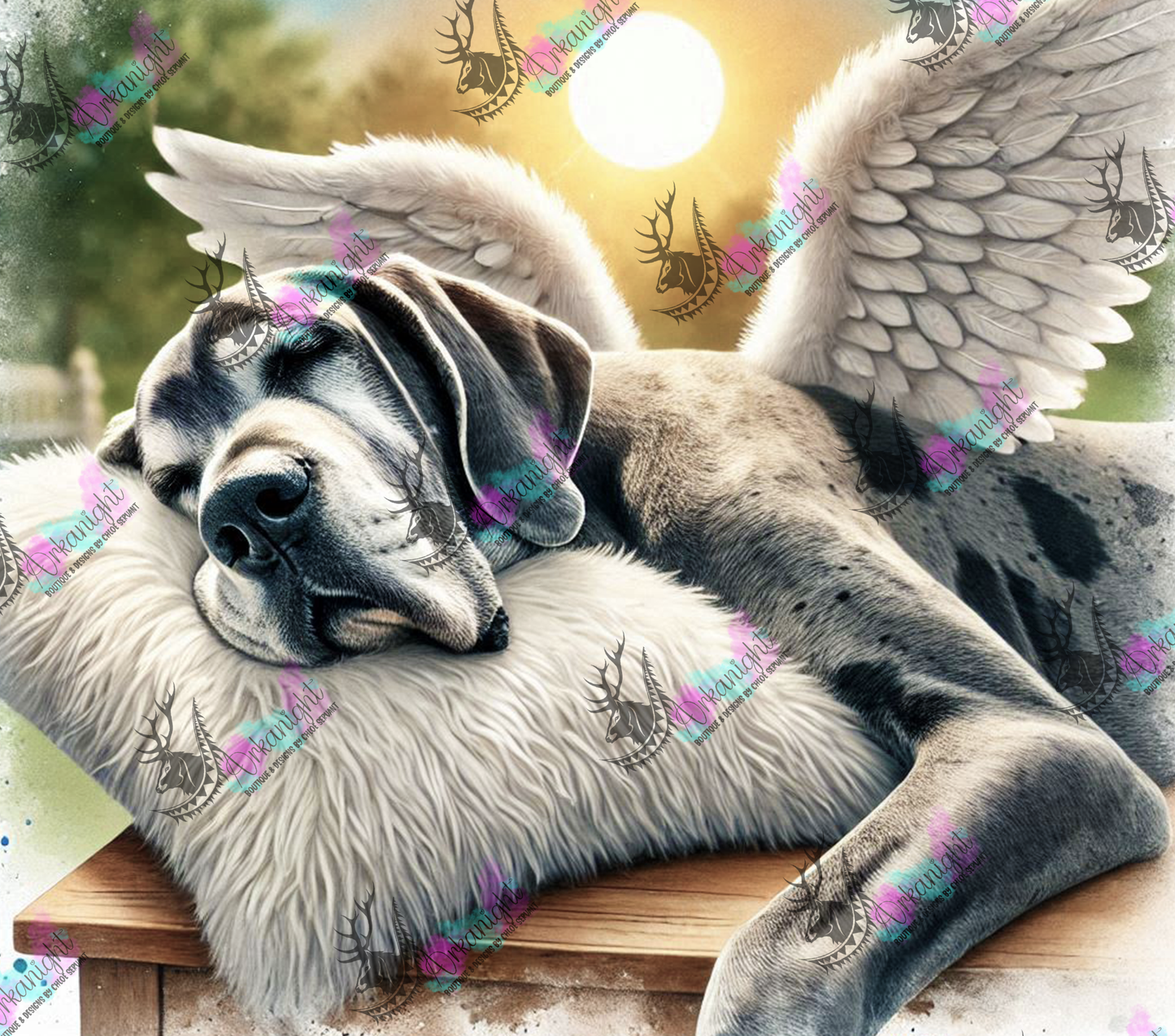 Numérique - Collection Mémoire Chien - Great Dane - Blue Merle