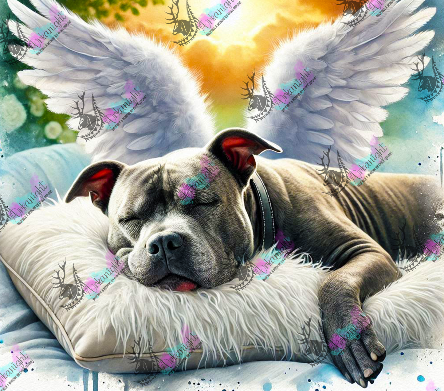 Numérique - Collection Mémoire Chien - Blue Pittbull