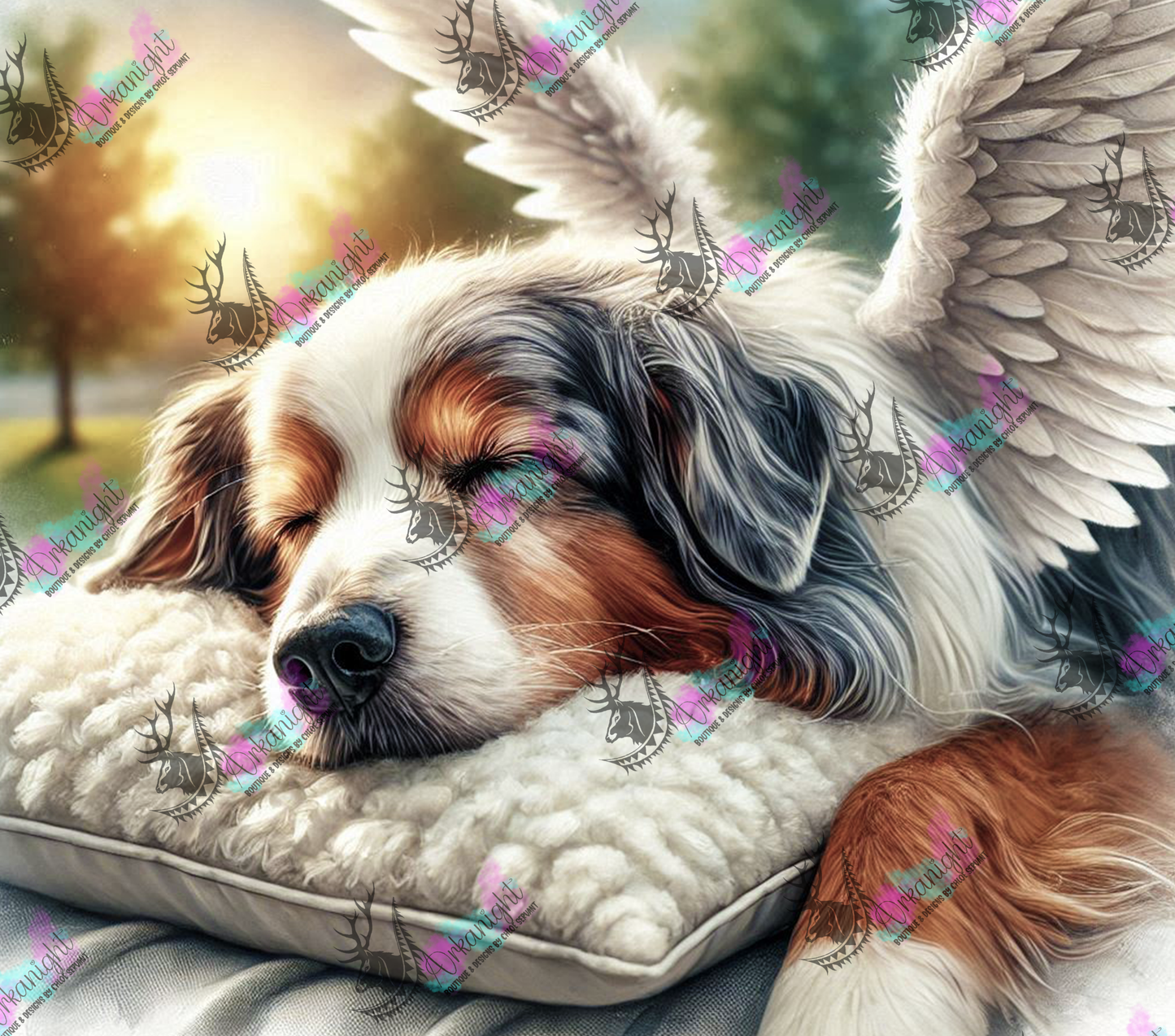 Numérique - Collection Mémoire Chien - Australian Shepherd - Bleu Merle