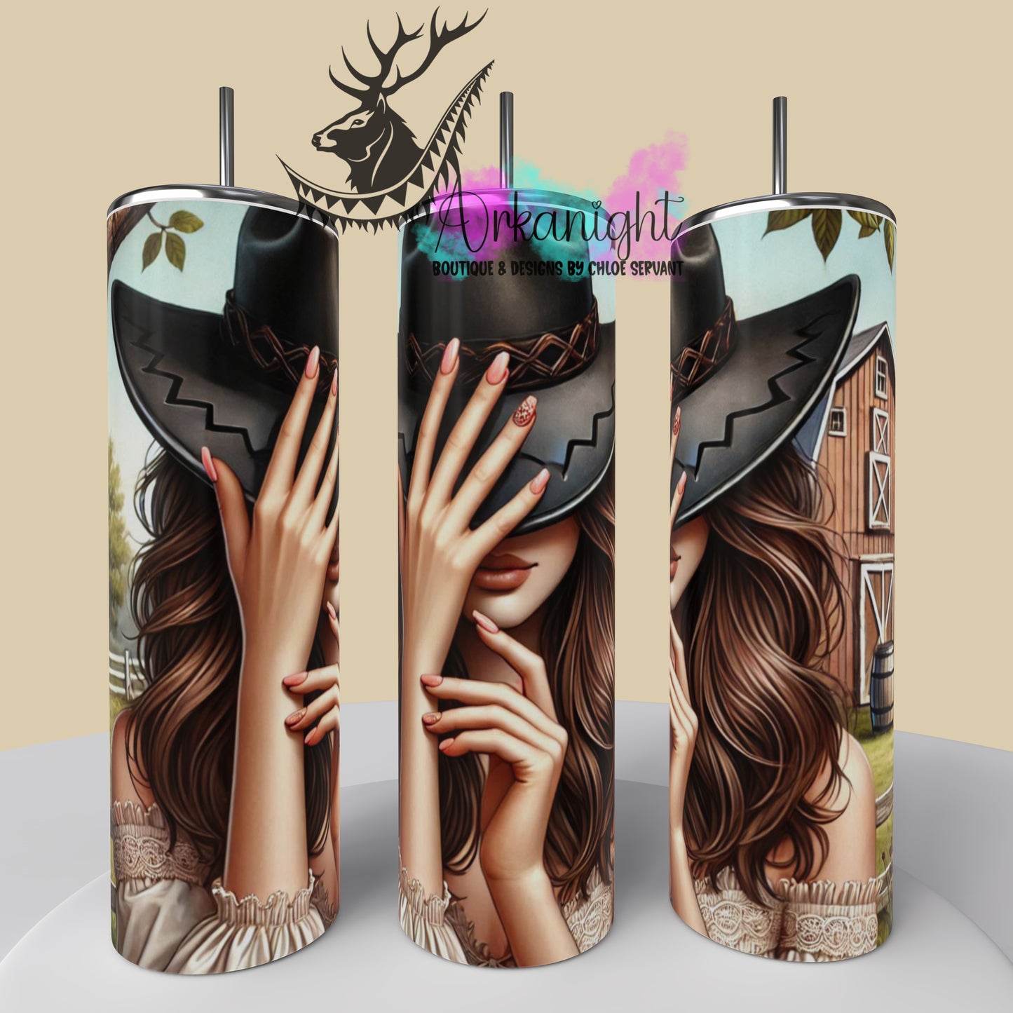 Numérique - Collection Western 2025 - Cowgirl Brune - 02